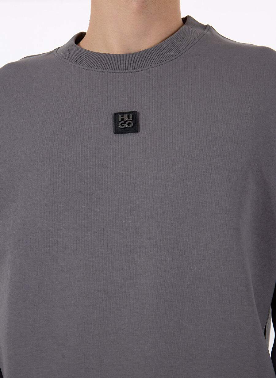 Hugo Grey Male Relaxed Sweatshirt 50533689 Dettil 10267272 01 — Product image 4 of 7