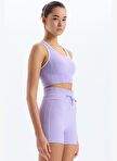 Line Detailed Eyelash Sports Bra Amethyst Purple — Product image 20 of 30