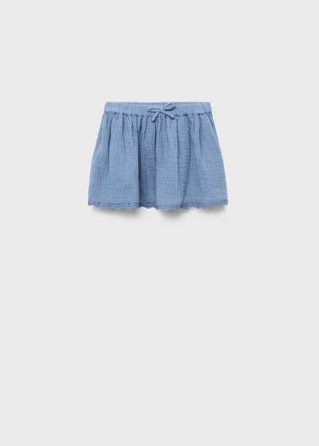 Bow cotton skirt
