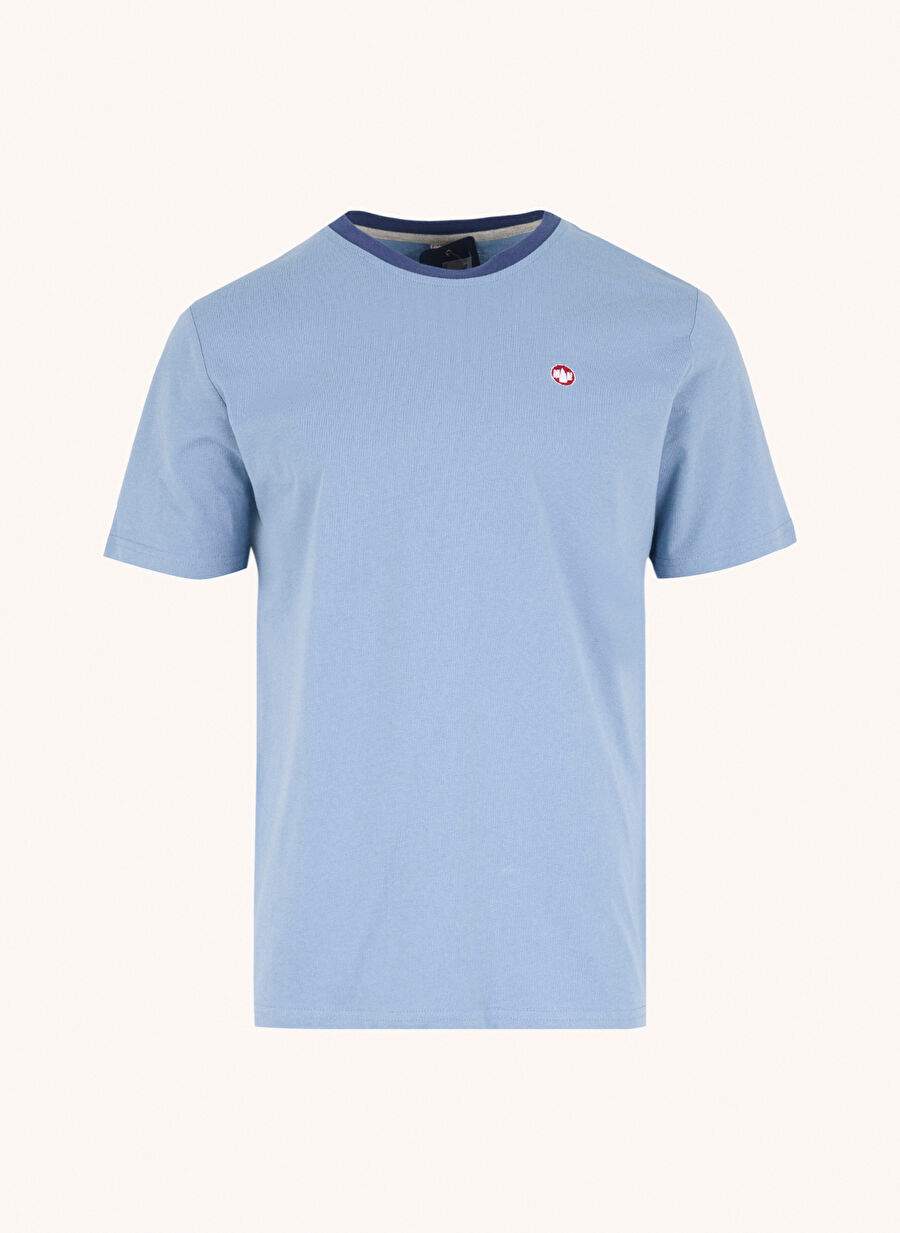 Murphy&Nye Bisiklet Yaka Düz Açık Lacivert Erkek T-Shirt LIMBER T-SHIRT — Product image 6 of 7