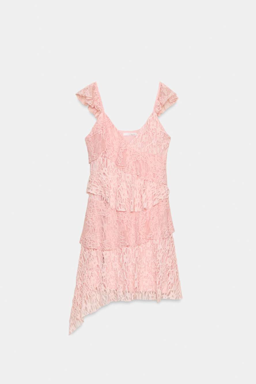 RUFFLED LACE DRESS — Product image 5 of 7
