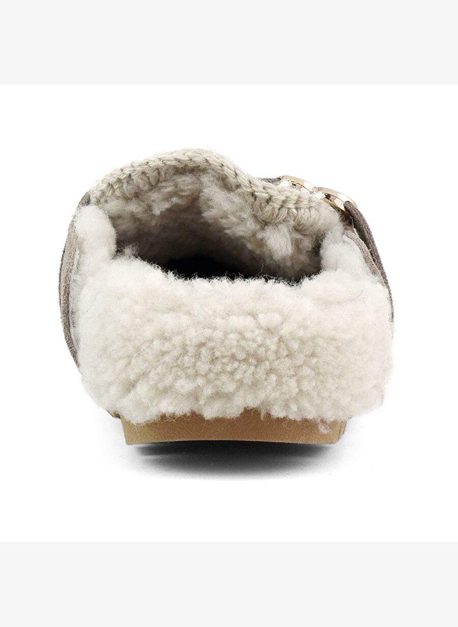 Kadın Terlik/ Panduf ( Ev ) MU.FW431000A ELGRY Mou WINTER BIO SLIDE - LOGO Elephant Grey — صورة المنتج 4 من 5