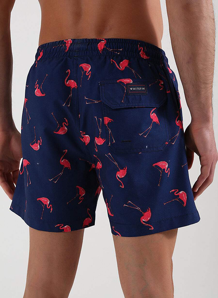 Whitefin Lacivert Erkek Slim Fit Şort Mayo 1042 — Product image 4 of 4