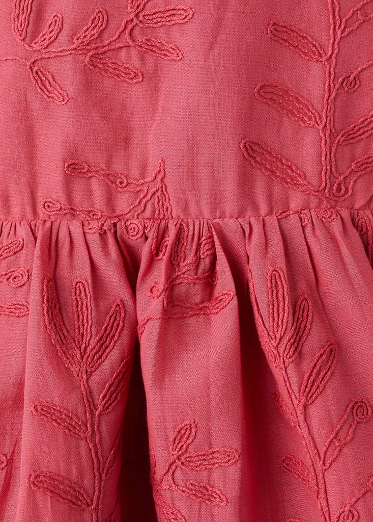 Embroidered dress with back opening — Product image 3 of 6
