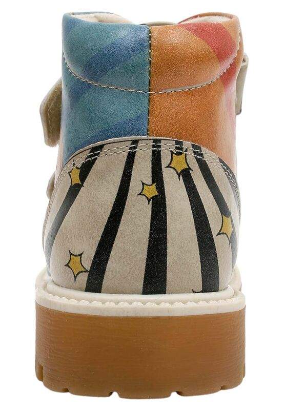 Kids Vegan Leather Multicolor Long Boots - Dogo Cool Design — Product image 6 of 7