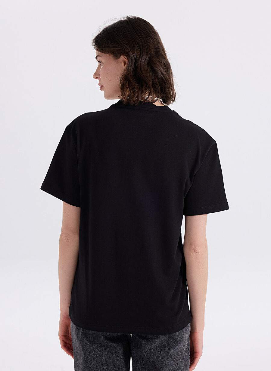 In The Mood For Love Siyah Kadın %100 Pamuk T-Shirt ITMFL-TST51 — صورة المنتج 6 من 6