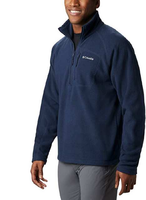 Columbia Mavi Erkek Dik Yaka Polar Sweatshırt FAST TREK™ III HALF ZIP FLEECE
