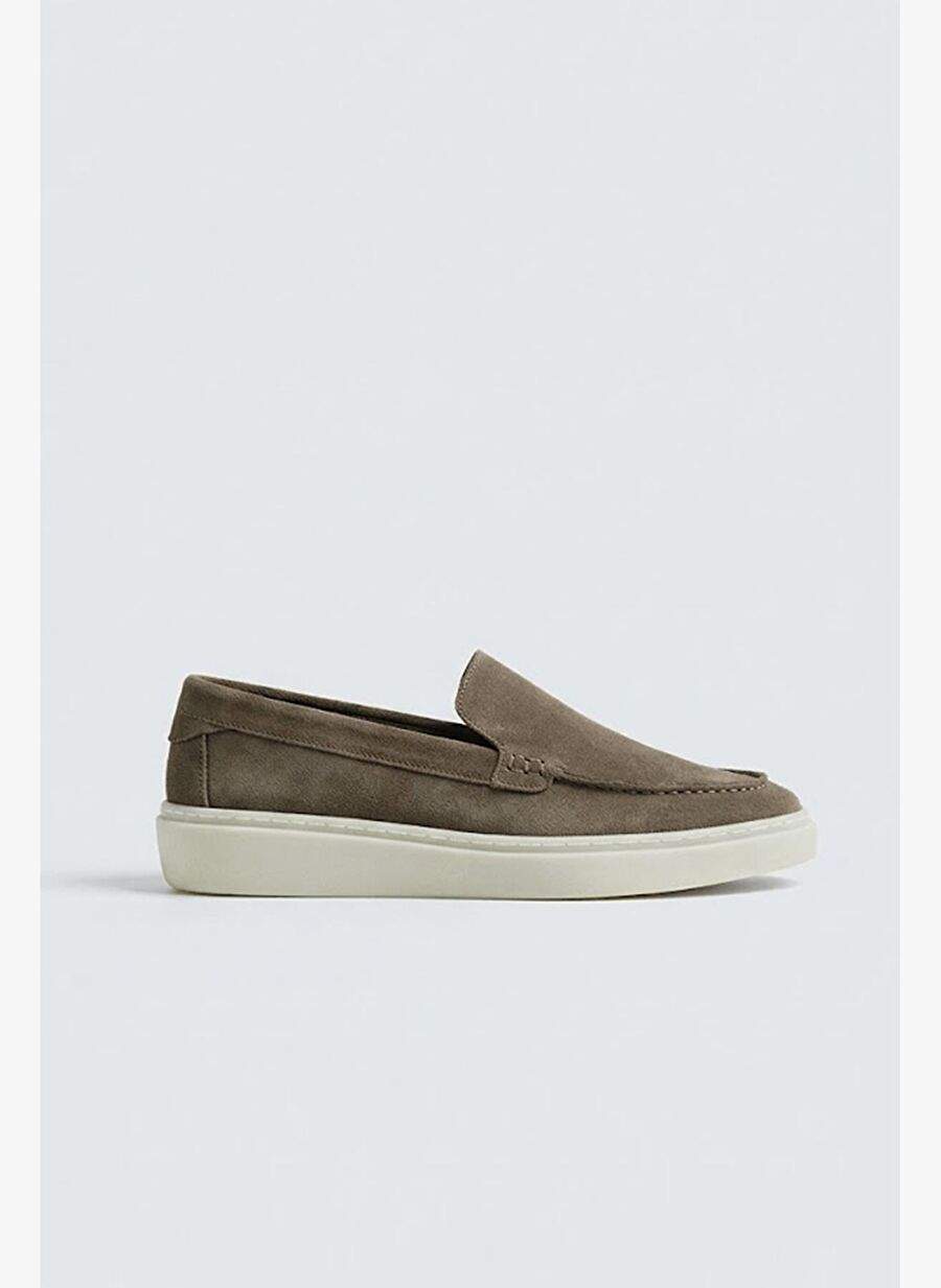 Antioch Mink Stitched Nose Suede Leather Makocene — Product image 3 of 3