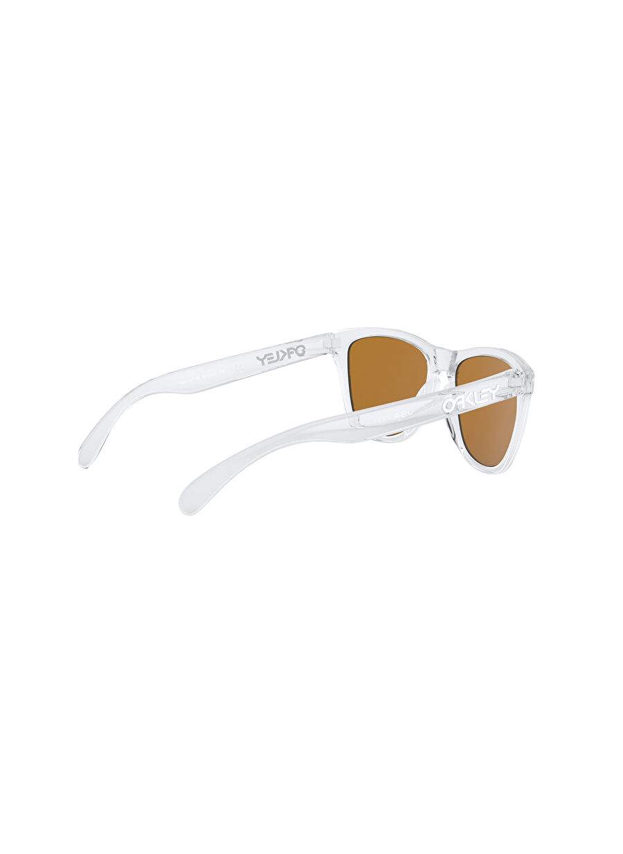 Oakley Frogskins™ OO9013 Kare Şeffaf Erkek Güneş Gözlüğü — صورة المنتج 9 من 12