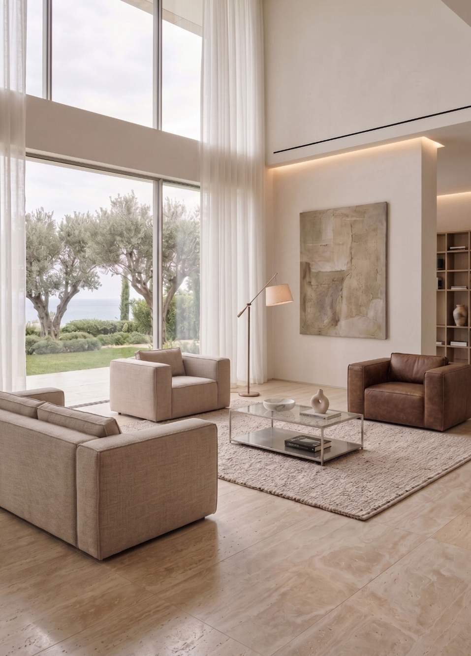 Vetro Red Brown Leather Armchair — صورة المنتج 6 من 6