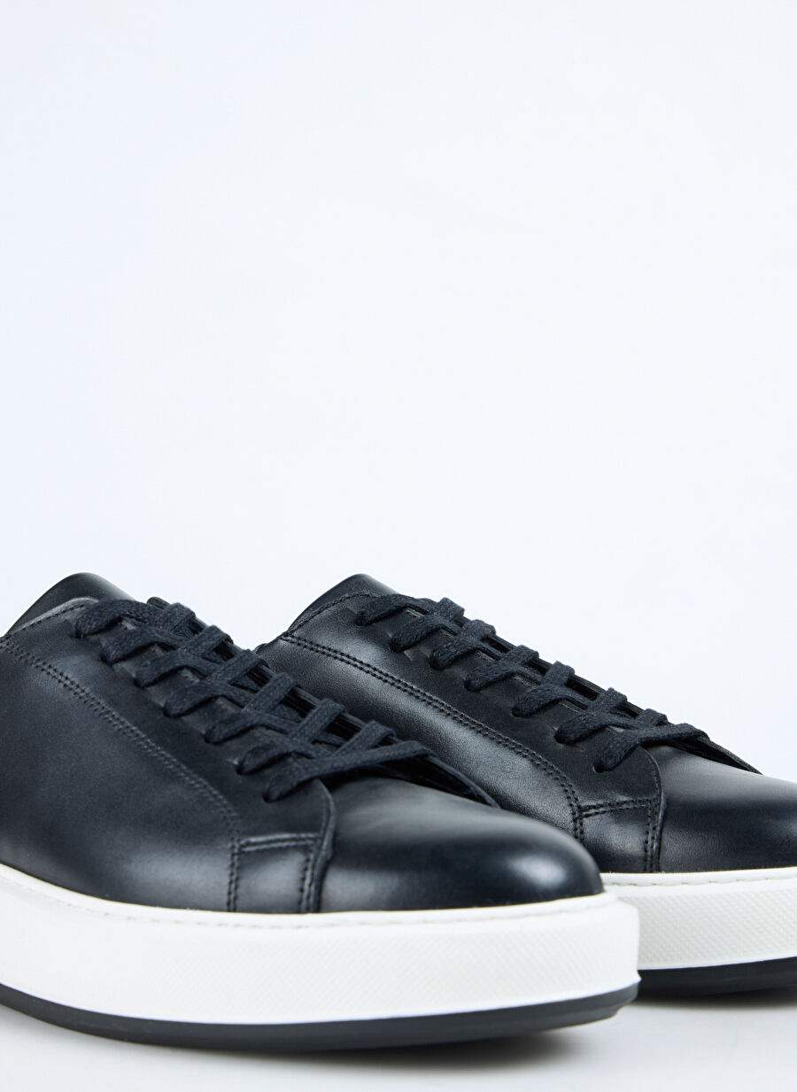Factory Black Men's Leather Sneakers JAROD — Product image 11 of 11