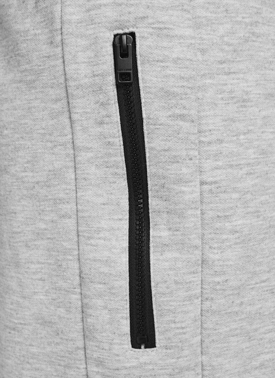 Jack & Jones 12186750_Jjiair Sweat Shorts Nb Sts Standart Kalıp Düz Açık Gri Erkek Sweat Şort — صورة المنتج 6 من 8