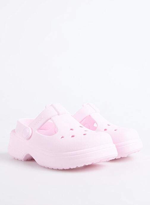 Crocs Pink Girls' Beach Slippers Classic Mary Jane Clog K — Product image 8 of 25
