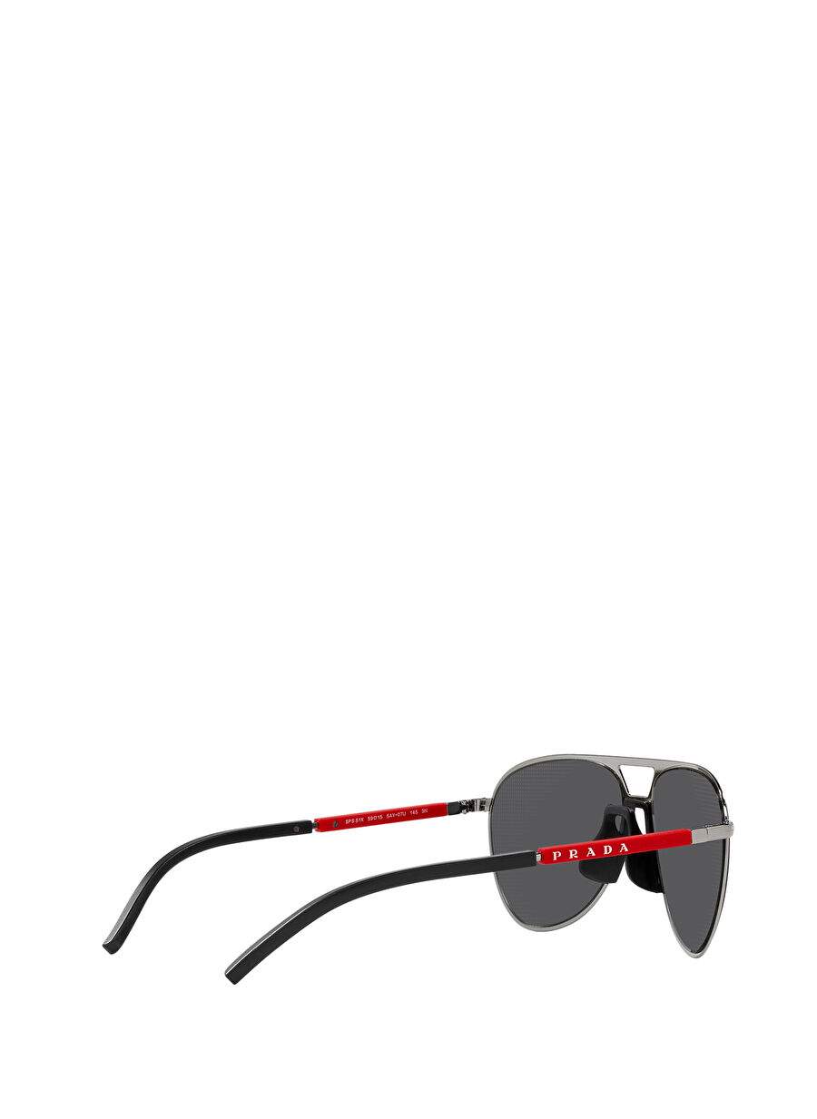 Prada Linea Rossa PS 51XS Damla Metal Erkek Güneş Gözlüğü — صورة المنتج 9 من 11