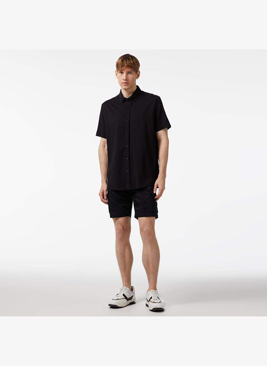 Nautica Erkek Siyah Classic Fit Ksa Kollu Gomlek — Product image 12 of 20