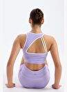 Line Detailed Eyelash Sports Bra Amethyst Purple — Product image 26 of 30