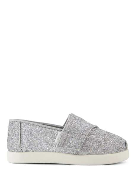 Alpargata Classic Iridescent Glimmer Silver Girl Espadril