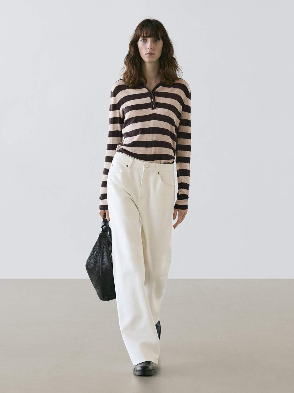 Cotton blend knit polo sweater — Product image 13 of 19