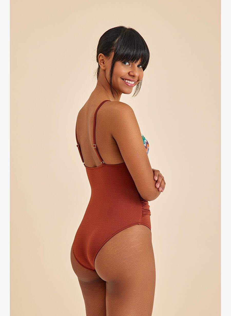 Hawaii Mocha Toparlayıcı Üçgen Mayo — صورة المنتج 5 من 8