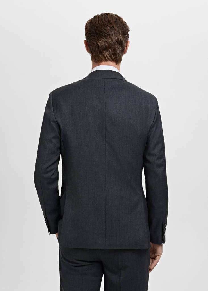 Turin 100% wool double-breasted suit jacket — Product image 12 of 12