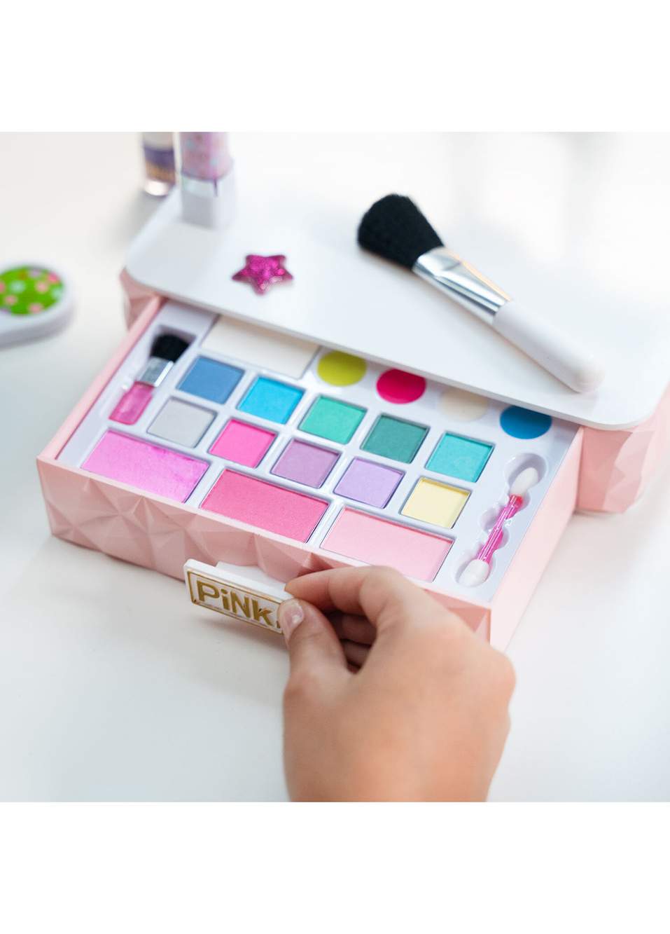 Pink It Smart Vanity Işıklı Sesli Kız Çocuk Makyaj Seti — صورة المنتج 6 من 7