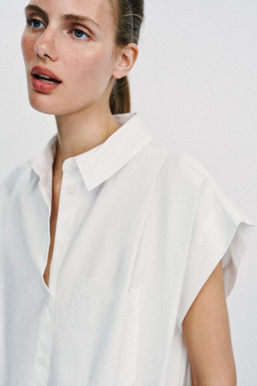 BALLOON CROPPED SHIRT — Product image 3 of 8