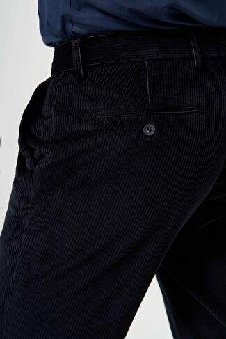 Bisse Erkek Kadife Spor Pantolon Sıyah PNS22K22234_D99 — صورة المنتج 16 من 25