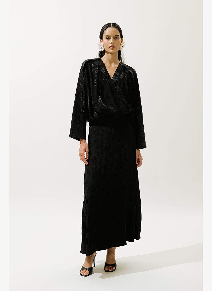 Jakarl Saten Kimono Siyah — Product image 6 of 30