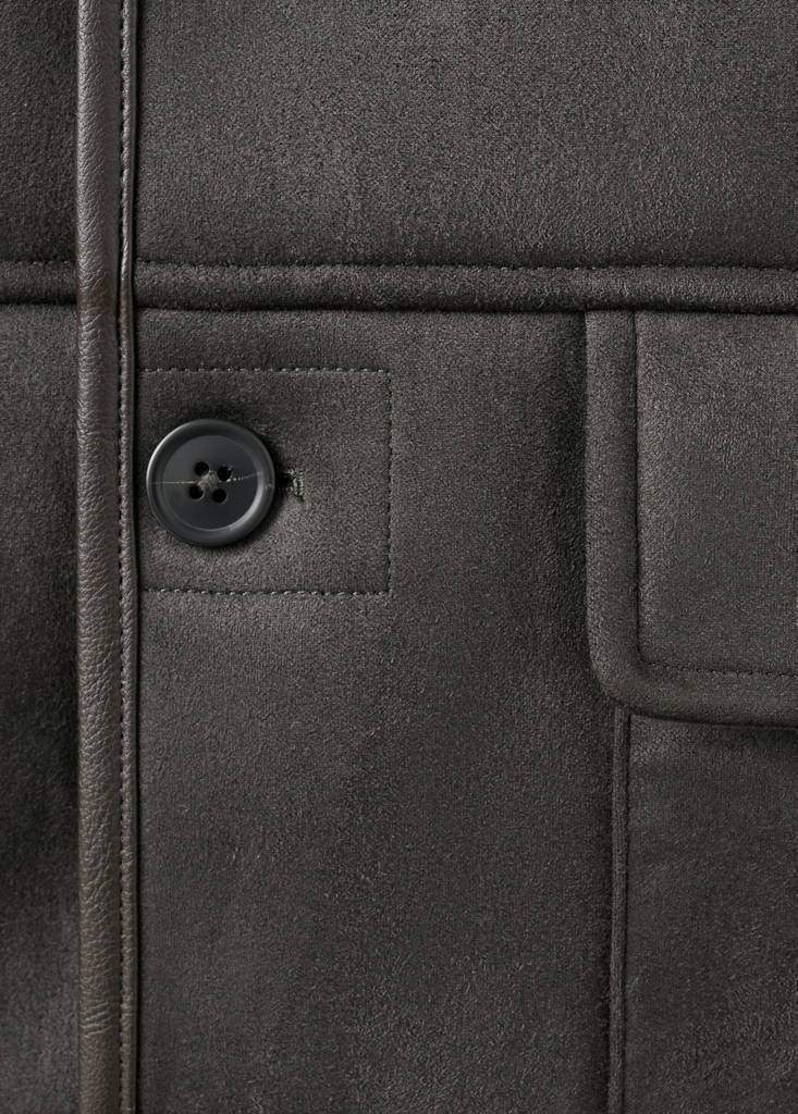 Faux-shearling suede jacket — Product image 4 of 9