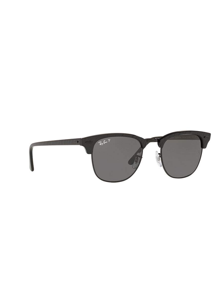 Ray-Ban Clubmaster Classic RB3016 Kare Siyah Unisex Polarize Güneş Gözlüğü — صورة المنتج 12 من 12