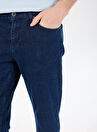 Factory Navy Blue Men's Slim Fit Plain Denim Pants F5SM-PNT 2769 — Product image 16 of 25