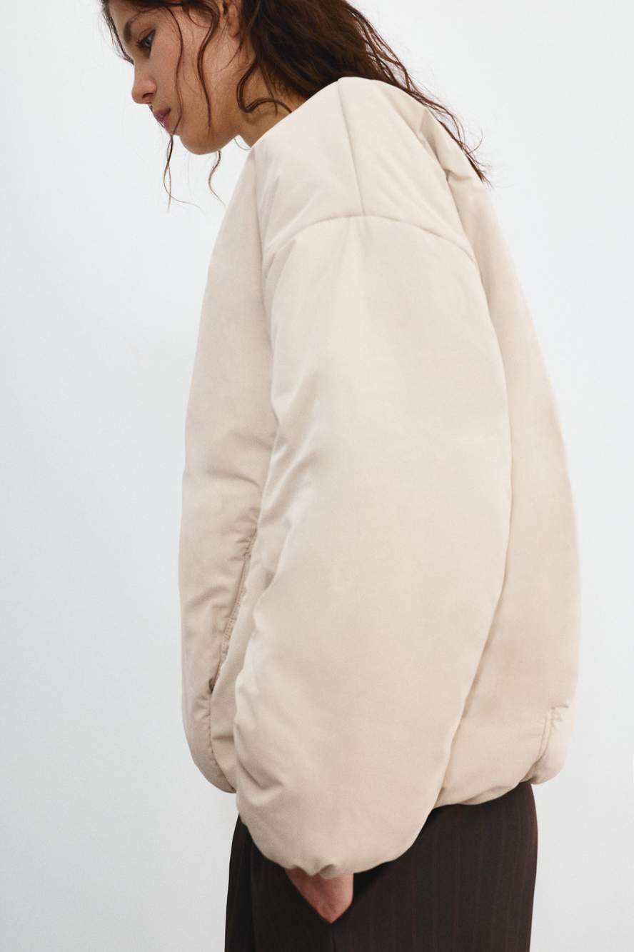 Puffer jacket with snap button — Product image 15 of 22
