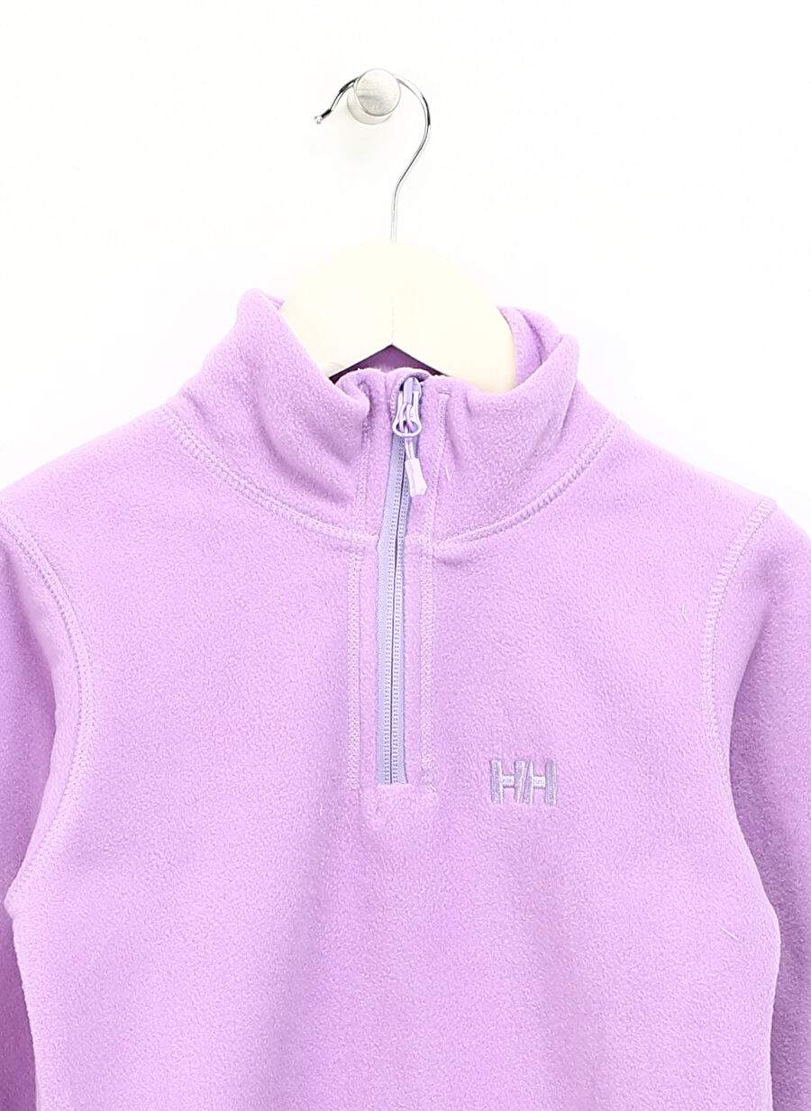 Helly Hansen Düz Lila Kız Çocuk Polar Üst HH..14001 JUNIOR RIDER 1/2 ZIP — صورة المنتج 3 من 3