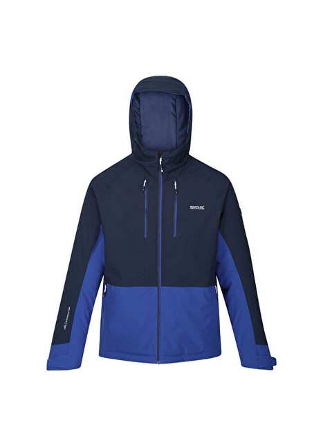 Regatta Navy - Blue Men's Hooded Regular Fit Jacket RMP344 Highton Str III