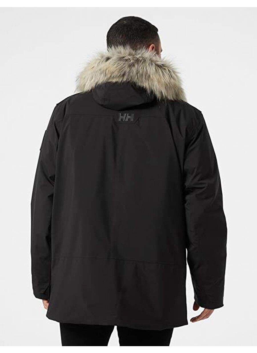 Helly Hansen HHA.53630_HELLY HANSEN REINE PARKA Siyah Erkek Spor Mont — صورة المنتج 3 من 4
