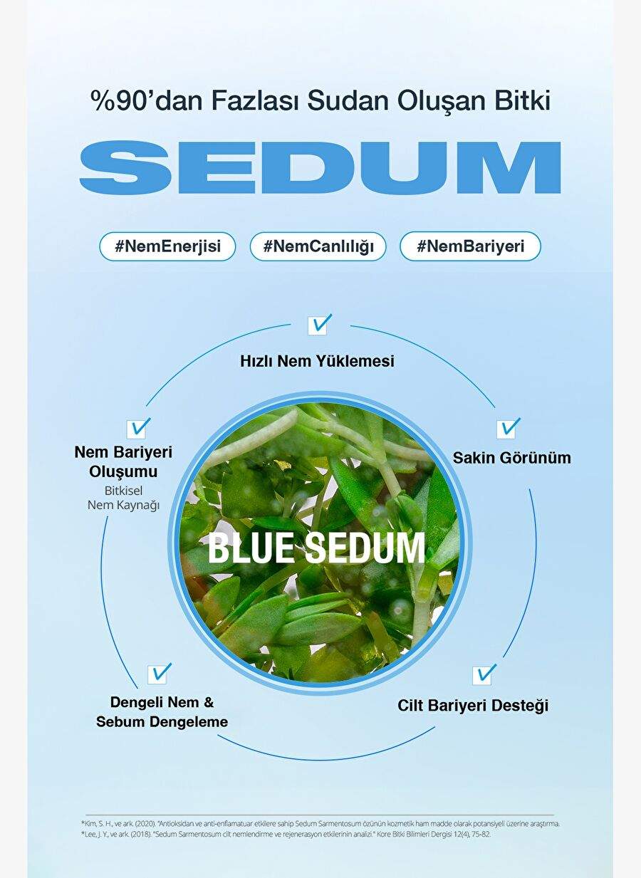 Oil - Moisture Balancing Hyaluronic Acid Containing Moisturizing Lotion DASHU Blue Sedum Lotion — صورة المنتج 5 من 8