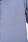 Bisse Erkek Regular Fit Klasik Gömlek Lacivert GM23K232031_D39 — صورة المنتج 13 من 25