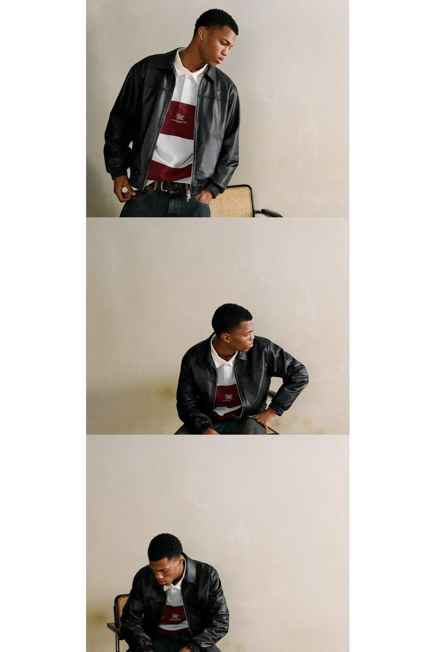 Voluminous leather effect jacket — Product image 15 of 17
