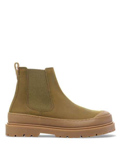 Birkenstock Haki Kadn Deri Bot
