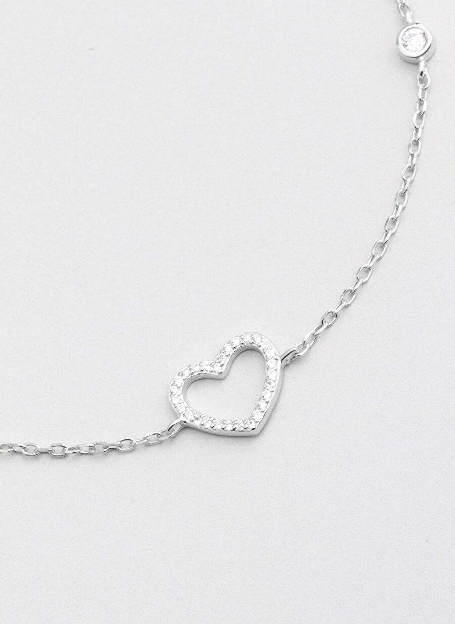 Ask Atesi 18 Ayar Beyaz Altn Kaplama 24 Cm Gumus Hal Hal — Product image 6 of 20