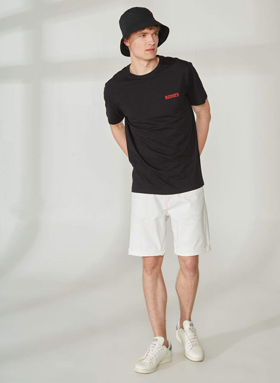 Riders By Lee Bisiklet Yaka Siyah Erkek T-Shirt L231710001 Bisiklet Yaka T-shirt — صورة المنتج 3 من 5