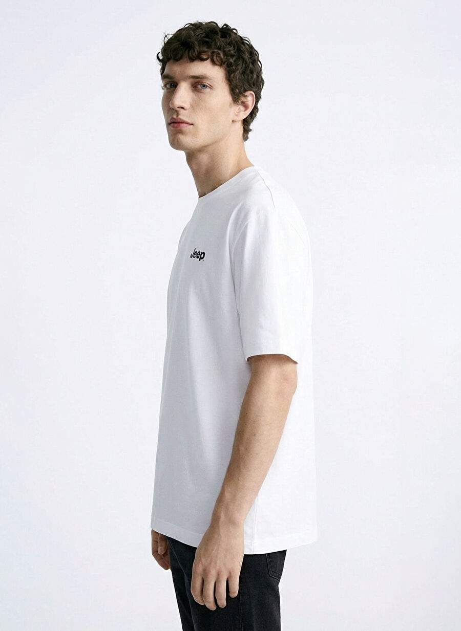 Off White Men's 100% Cotton Basic T-Shirt J4SM-TST7245 — Product image 5 of 7