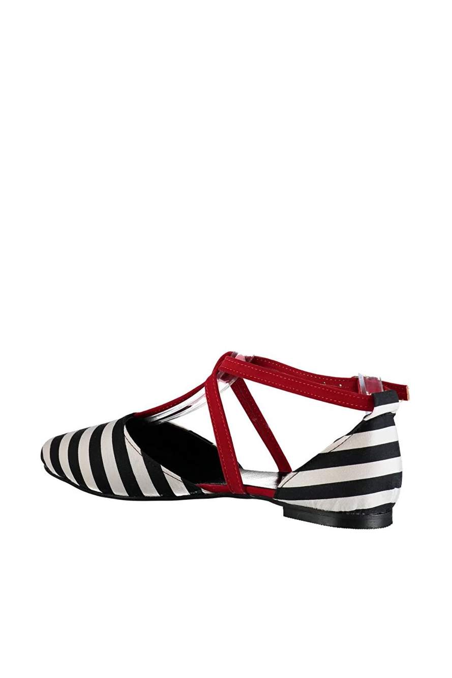 Fox Shoes Black & White Women's Ballet Flats1504 — Product image 5 of 5