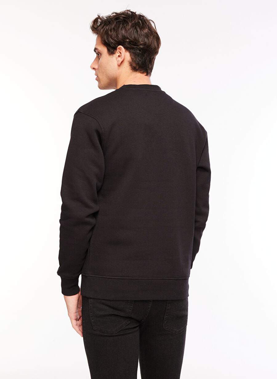 Jack & Jones Bisiklet Yaka Siyah Erkek Sweatshırt 12241694_JORVESTERBRO SWEAT CREW NE — Product image 5 of 5