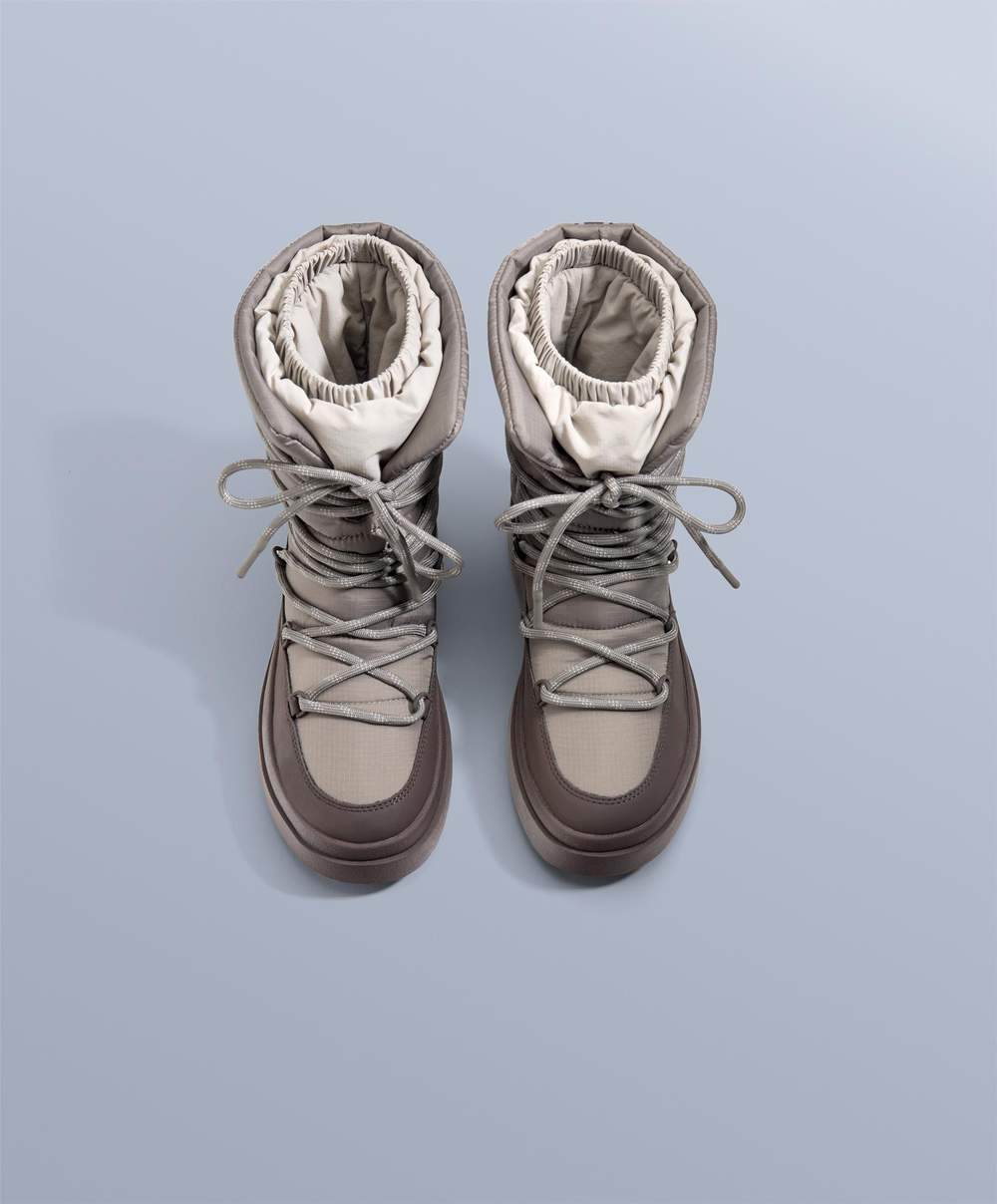Combined lace-up boot — صورة المنتج 21 من 102