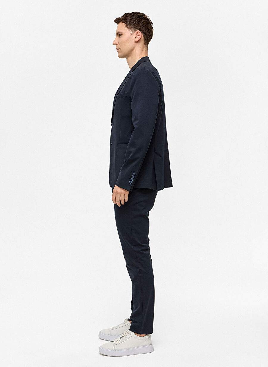 Back And Bond Lacivert Erkek Slim Fit Ceket B34s50032 — صورة المنتج 9 من 11
