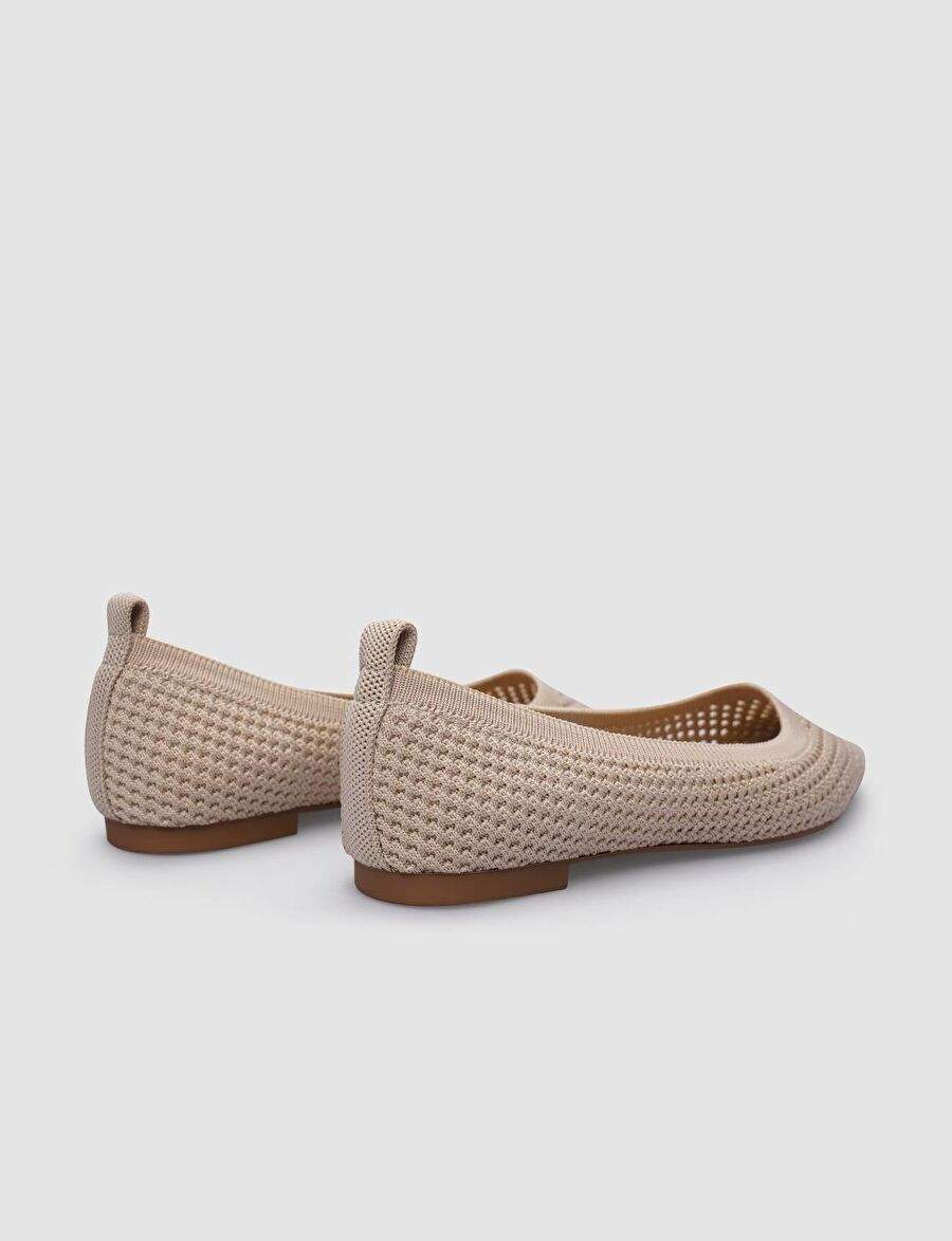 Beige Sweater Women Sivri Nose Babet — Product image 3 of 4