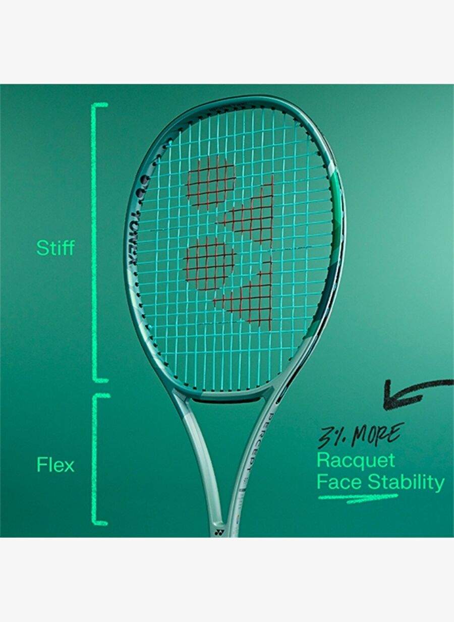 Yonex Percept 100 Inch 300 Gram (Kordajsız) Zeytin Yeşili Tenis Raketi — صورة المنتج 8 من 8