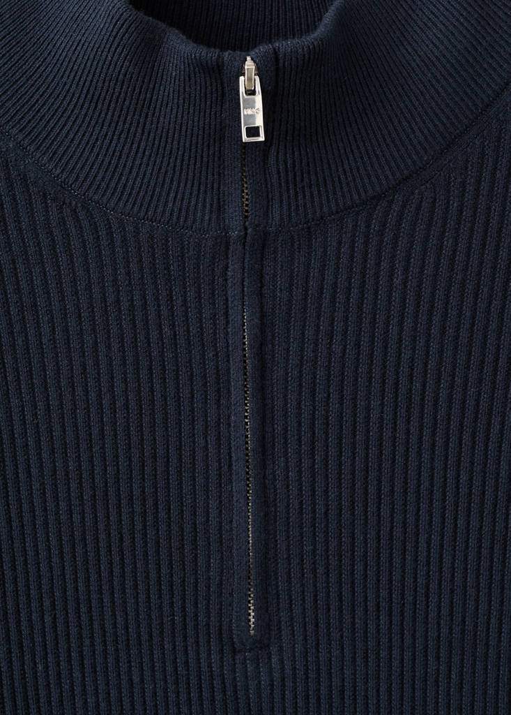 Ribbed sweater with zip neck — Product image 17 of 30
