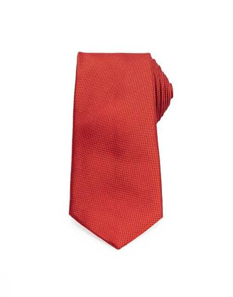 Classic Pocket Square Patterned Red Men's Tie